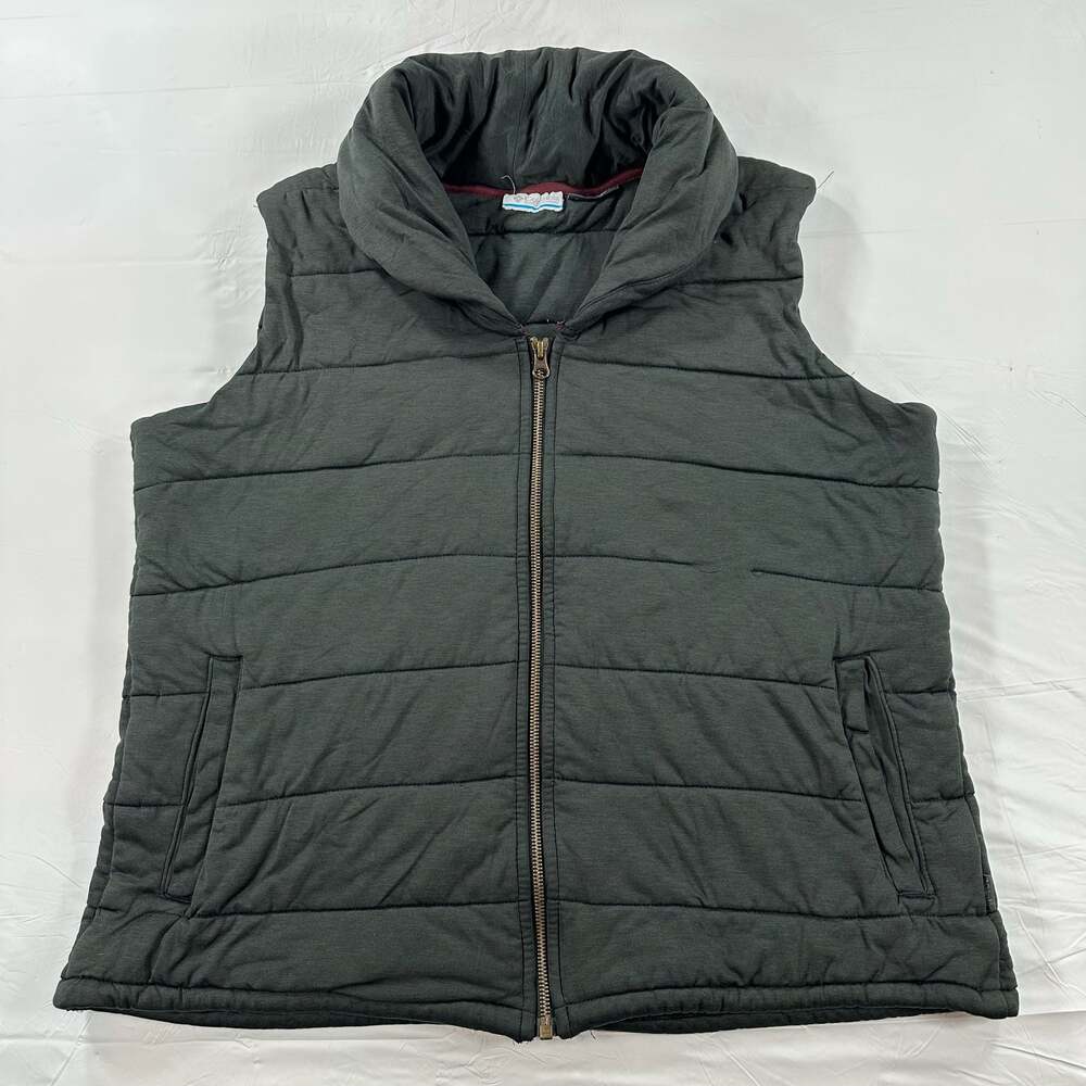 Columbia Omni-Heat Thermal Comfort Women's Puffer Vest with Hood Size XL